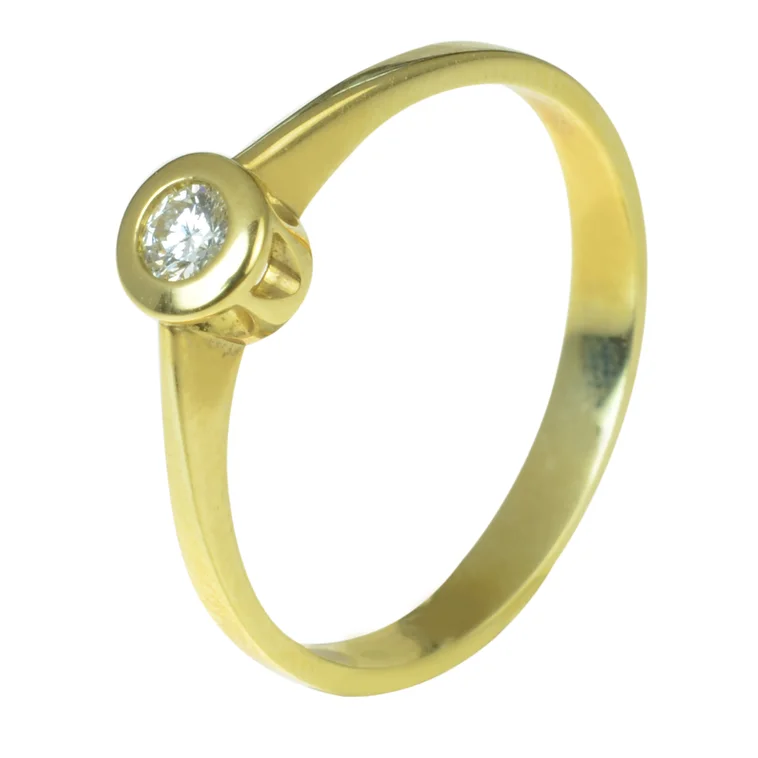 GOLDIE Zlatý prsteň s diamantom Rita ER364.ODB GOLDIE Zlatý prsteň s diamantom Rita ER364.ODB