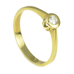 GOLDIE Zlatý prsteň s diamantom Rita ER364.ODB