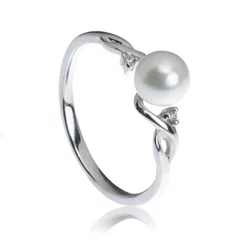 GOLDIE zlatý prsteň s morskou perlou a diamantmi LRG479.PA GOLDIE zlatý prsteň s morskou perlou a diamantmi LRG479.PA