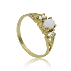 GOLDIE Zlatý prsteň s opálom LRG625.B GOLDIE Zlatý prsteň s opálom LRG625.B