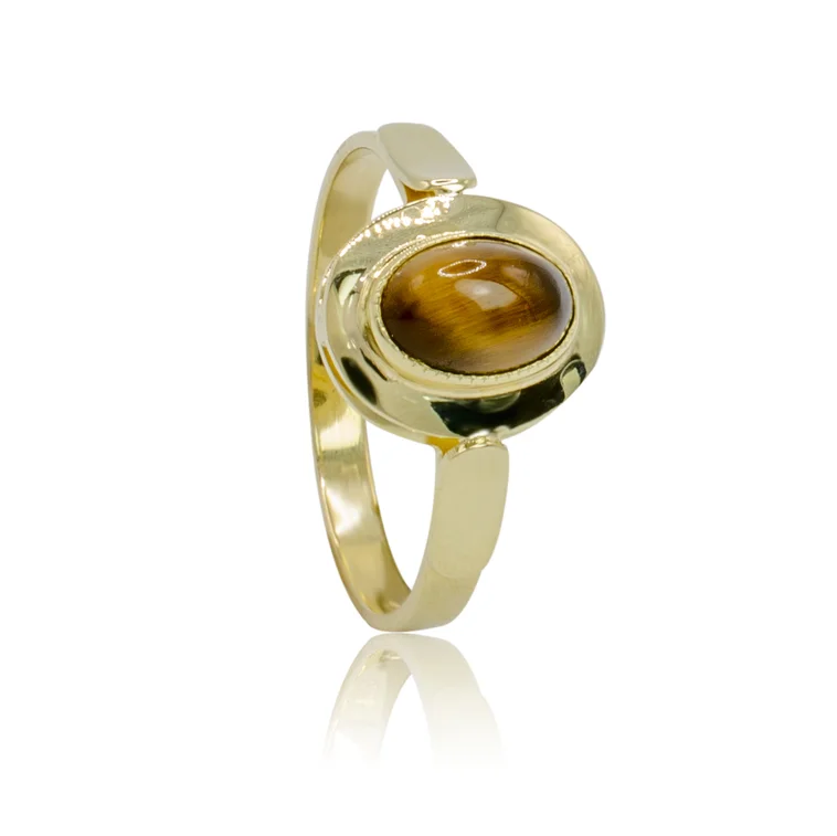 GOLDIE Zlatý prsteň s Tigrím okom LRG553.D GOLDIE Zlatý prsteň s Tigrím okom LRG553.D