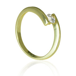 GOLDIE Zlatý prsteň Susannah ER016.AWB