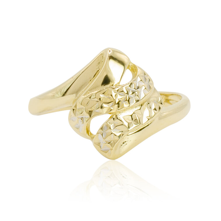 GOLDIE Zlatý prsteň Tesia LRG588.AR