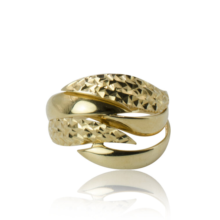 GOLDIE Zlatý prsteň Trisa LRG623.TR
