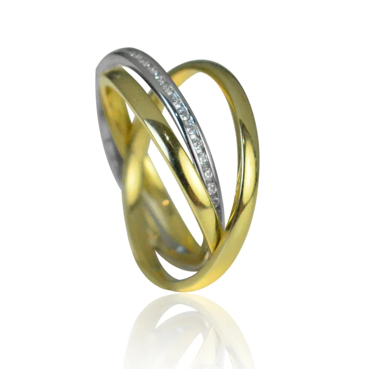 GOLDIE Zlatý prsteň typu elegant LRG407.MAX GOLDIE Zlatý prsteň typu elegant LRG407.MAX