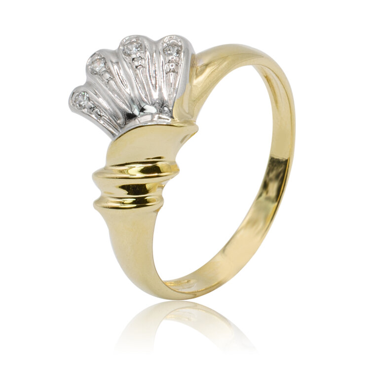 GOLDIE Zlatý prsteň Viera LRG602.D
