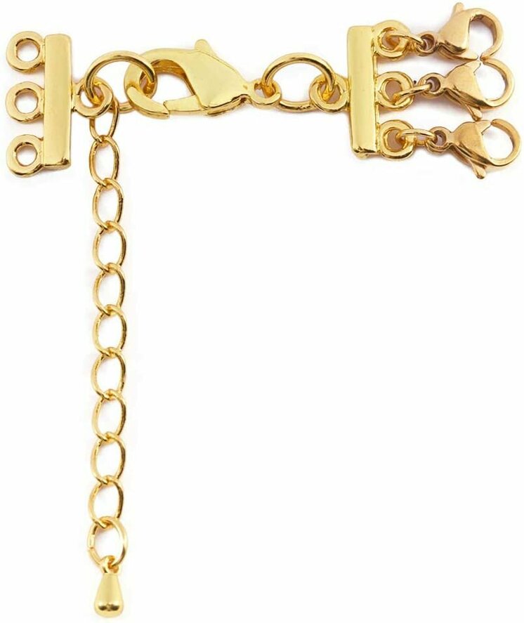 GOLDIE Zlatý troj-náhrdelník Layered LNL229.SP