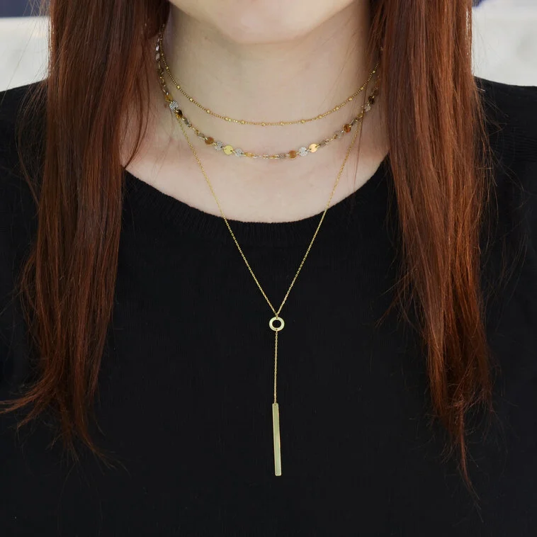 GOLDIE Zlatý troj-náhrdelník Layered LNL229.SP GOLDIE Zlatý troj-náhrdelník Layered LNL229.SP