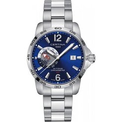 Hodinky pánske CERTINA DS PODIUM GMT SS BLUE COSC (Contr√īle Officiel Suisse des Chronom√®tres)