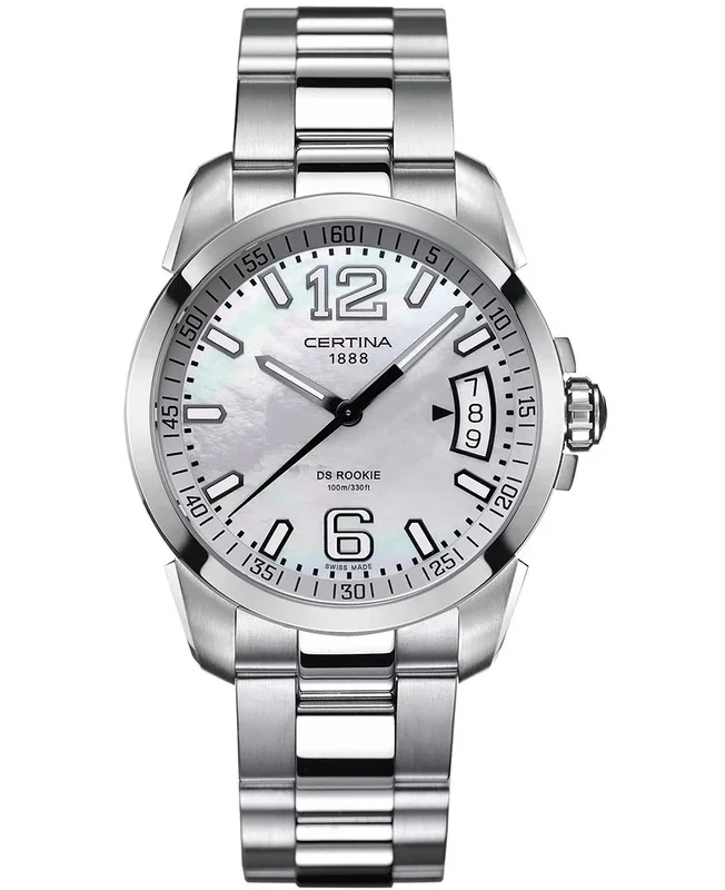 Hodinky pánske CERTINA DS ROOKIE Siliver, Date Hodinky pánske CERTINA DS ROOKIE Siliver, Date