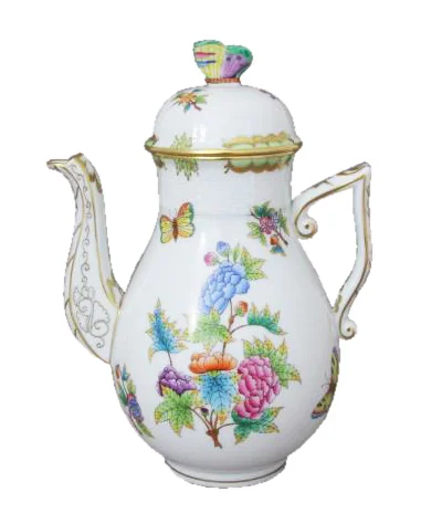Porcelánová konvička na kávu vzor Queen Victoria HP099.VBO