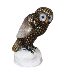 Porcelánová soška sova HP076.VHNOR