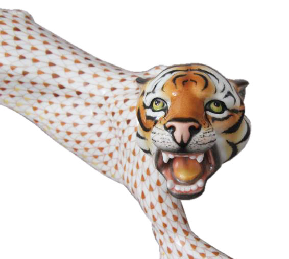 Porcelánová soška tiger HP115.VHSP34