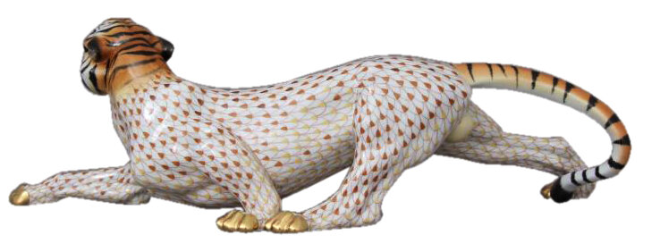 Porcelánová soška tiger HP115.VHSP34