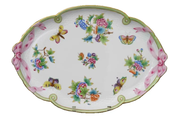 Porcelánový podnos vzor Queen Victoria HP106.VBO Porcelánový podnos vzor Queen Victoria HP106.VBO