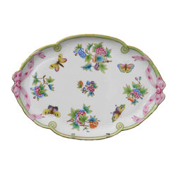 Porcelánový podnos vzor Queen Victoria HP106.VBO