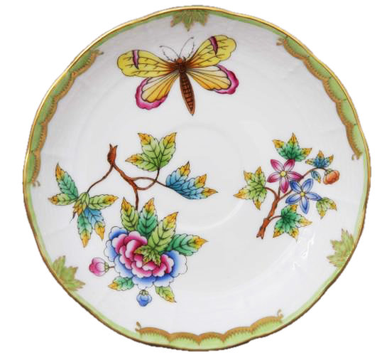 Porcelánový set šálok s podšálkami 2 kusy vzor Queen Victoria HP131.VBO