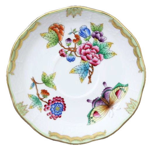 Porcelánový set šálok s podšálkami 2 kusy vzor Queen Victoria HP135.VBO