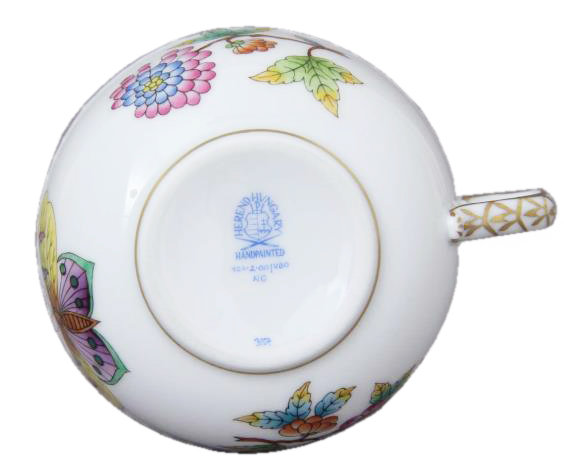 Porcelánový set šálok s podšálkami 2 kusy vzor Queen Victoria HP135.VBO