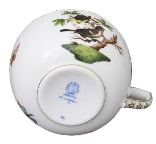 Porcelánový set šálok s podšálkami 2 kusy vzor Rothschild HP132.RO1