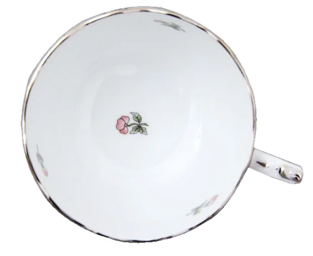 Šálka s podšálkou vzor Queen Victoria Platinum HP122.VBOGX1PT