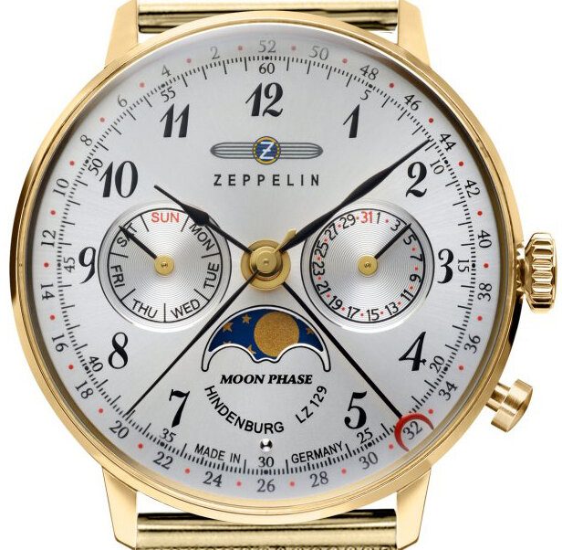 Zeppelin dámske hodinky Zeppelin LZ 129 Hindenburg Moonphase 7039M-1 W133.ZPX
