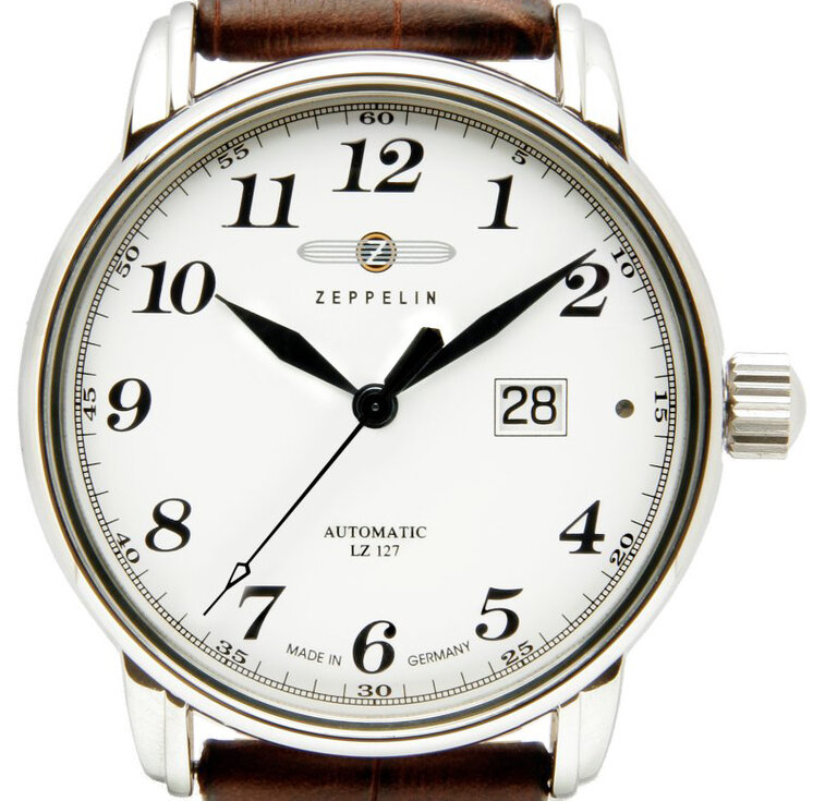 Zeppelin pánske hodinky Chronometer Glashuette Observatory 7650-1 W035.ZPX
