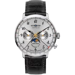 Zeppelin pánske hodinky LZ 129 Hindenburg Moonphase 7036-1 W121.ZPX Zeppelin pánske hodinky LZ 129 Hindenburg Moonphase 7036-1 W121.ZPX