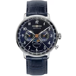 Zeppelin pánske hodinky LZ 129 Hindenburg Moonphase 7036-3 W122.ZPX Zeppelin pánske hodinky LZ 129 Hindenburg Moonphase 7036-3 W122.ZPX
