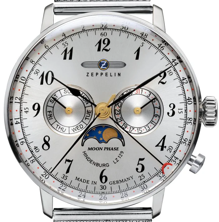Zeppelin pánske hodinky LZ 129 Hindenburg Moonphase 7036M-1 W123.ZPX Zeppelin pánske hodinky LZ 129 Hindenburg Moonphase 7036M-1 W123.ZPX