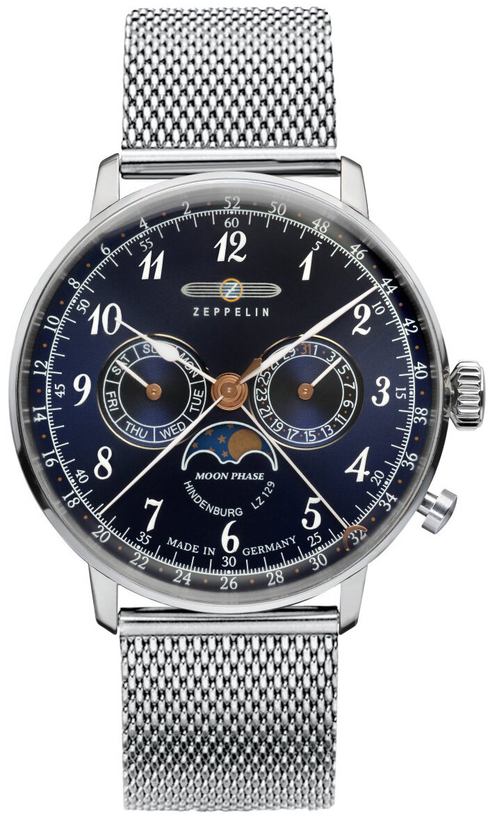 Zeppelin pánske hodinky LZ 129 Hindenburg Moonphase 7036M-3 W124.ZPX