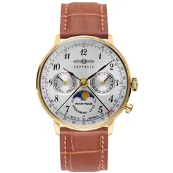 Zeppelin pánske hodinky LZ 129 Hindenburg Moonphase 7039-1 W131.ZPX Zeppelin pánske hodinky LZ 129 Hindenburg Moonphase 7039-1 W131.ZPX