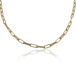 Zlatý dlhý luxusný náhrdelník LNL429.TR