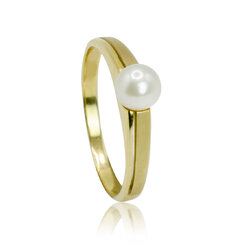 Zlatý perlový prsteň LRG667.AL