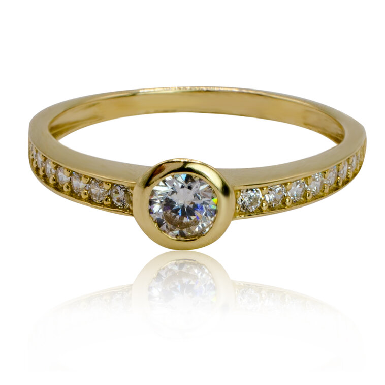 Zlatý prsteň Chiara ER565.ZO