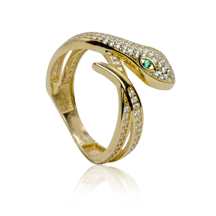 Zlatý prsteň Hadík LRG681.TR