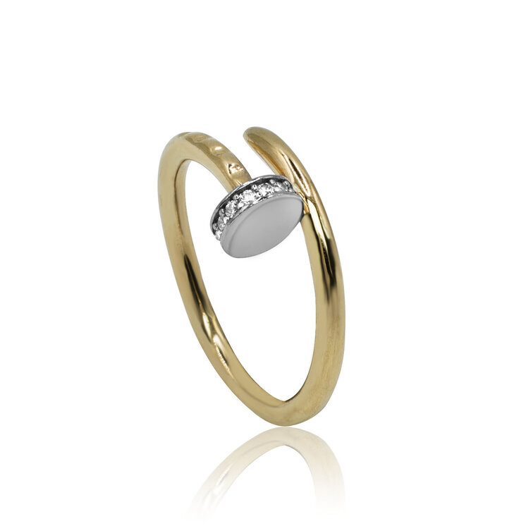 Zlatý prsteň Klinec LRG694.TR