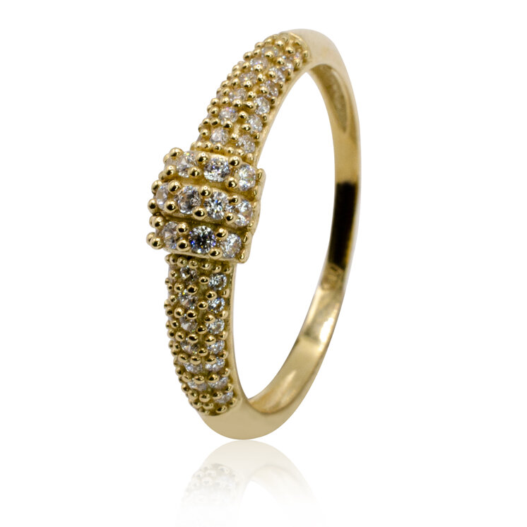 Zlatý prsteň Luxury ER573.ZO