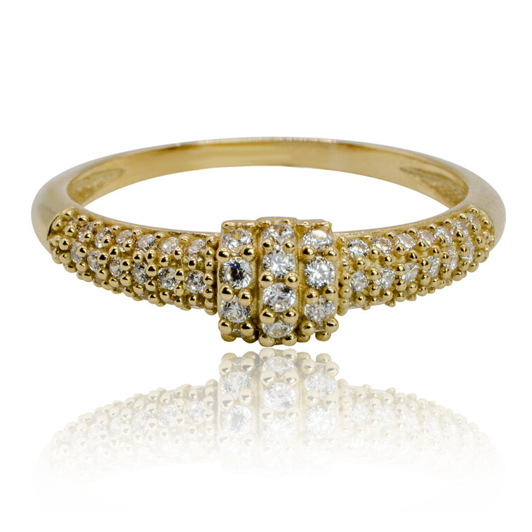 Zlatý prsteň Luxury ER573.ZO